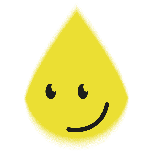 urinkollen dekorativ maskot